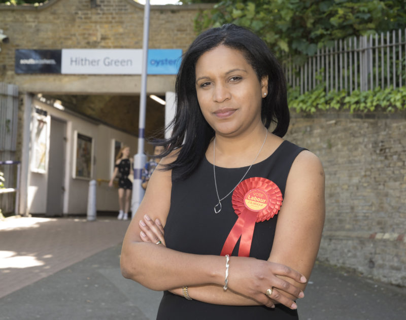 Janet Daby MP at Hither Green station