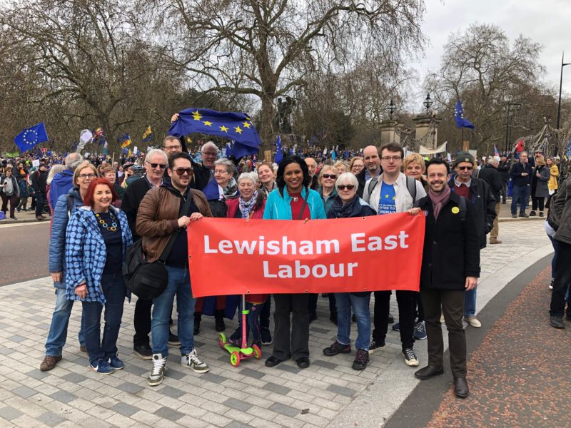 Janet Daby and Labour members at the People