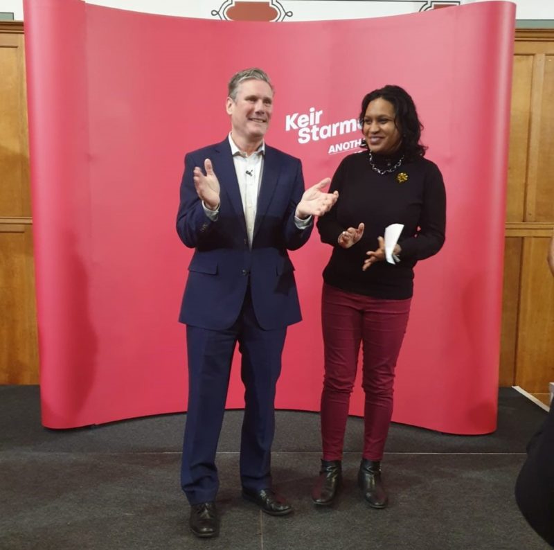 Janet Daby with Keir Starmer