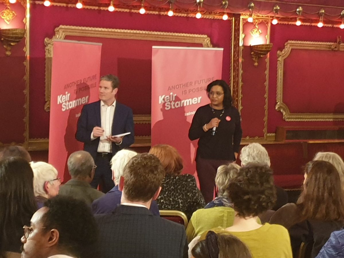 Janet Daby MP with Keir Starmer