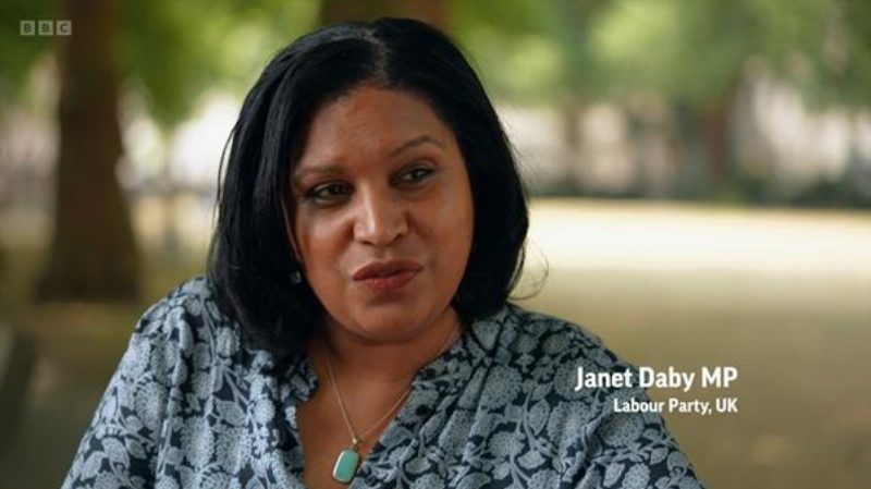 Janet on BBC talking about forced deportations to Jamaica