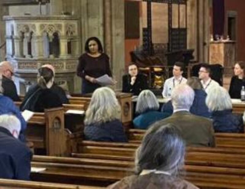 Janet Daby MP speaking at the Lewisham Station User Group