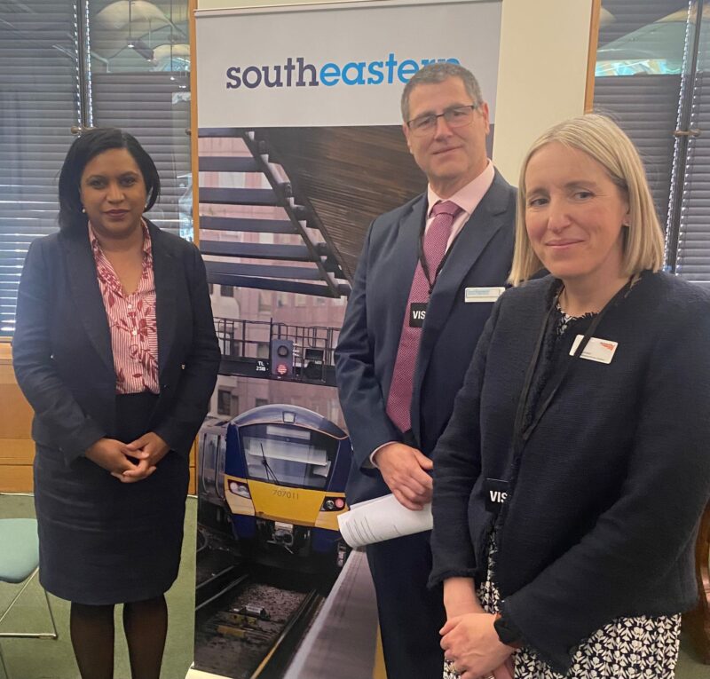 Janet Daby MP meeting with representatives from Southeastern and Network Rail