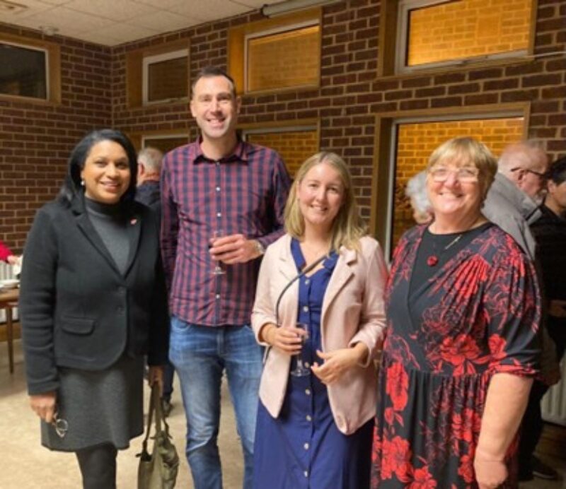 Janet Daby MP with others at the London Philanthropic Orchestra recital at Our Lady of Lourdes Church in Lee