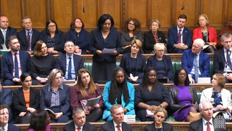 Janet Daby MP speaking at PMQs