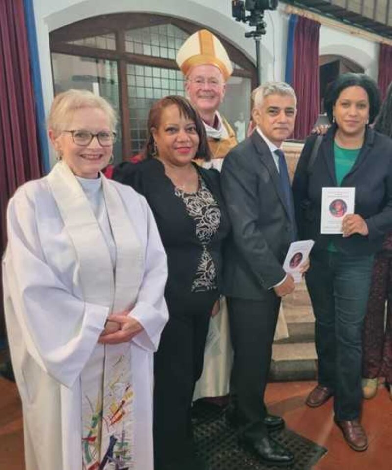 Janet Daby MP alongside Mayor of London Sadiq Khan, Mayor of Lewisham Brenda Dacres and others at the Service of Remembrance in celebration of Ella Roberta Ado-Kissi-Debrah