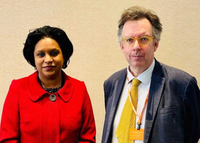 Janet Daby MP with the Housing Ombudsman, Richard Blakeway.