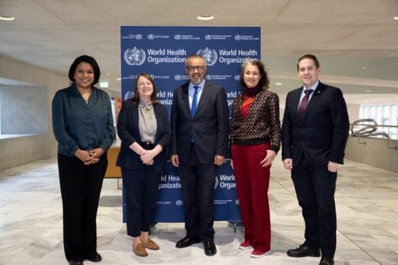 Janet Daby MP visiting the WHO in Geneva